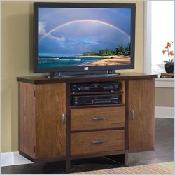 Home Styles Omni Compact 44 Inch TV Stand in Walnut Finish