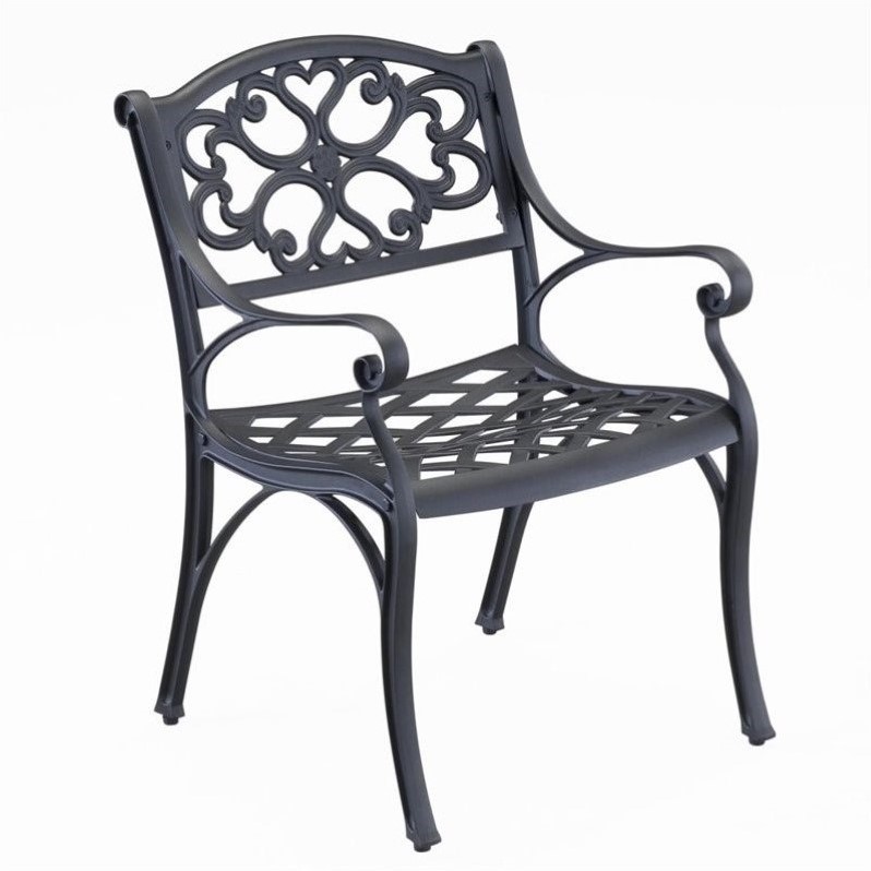 Home Styles Biscayne Black Dining Chair - Set of 2