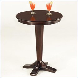 Home Styles Furniture Solid Hardwood Round Pub Table in Coffee Finish