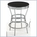 Home Styles Furniture Soda Shoppe Steel Round Pub Table with Black Top