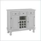 Home Styles Premier Wood Top Buffet Server in White