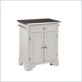 Home Styles Premier Create-a-Cart 28 inch Steel Top Kitchen Cart in White