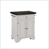 Home Styles Premier Create-a-Cart 28 inch Black Granite Top Kitchen Cart in White