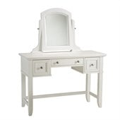 Home Styles Naples Vanity Table in White Finish