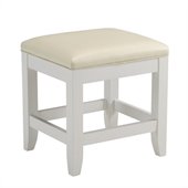 Home Styles Naples Vanity Bench in White Finish