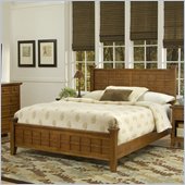 Home Styles Arts & Crafts Queen Bed in Cottage Oak Finish