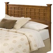Home Styles Arts & Crafts Queen Headboard in Cottage Oak Finish