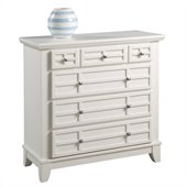 Home Styles Arts & Crafts Chest in White Finish