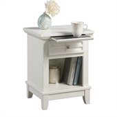 Home Styles Arts & Crafts Night Stand in White Finish