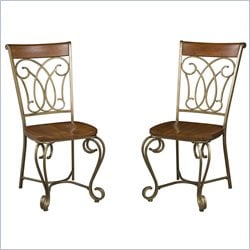 Home Styles St. Ives Dining Chairs in Cinnamon (Set of 2)