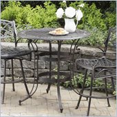 Home Styles Biscayne High Top Bistro Table in Rust Finish