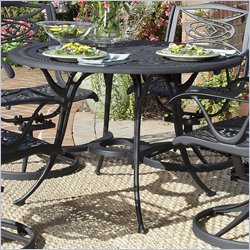 Home Styles Malibu Dining Table in Black Finish