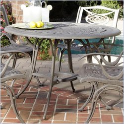 Home Styles Malibu Dining Table in Brown Finish
