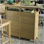 Home Styles Bali Hai Bar Cabinet in Natural