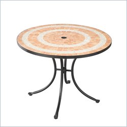 Home Styles Valencia Outdoor Dining Table in Terra Cotta
