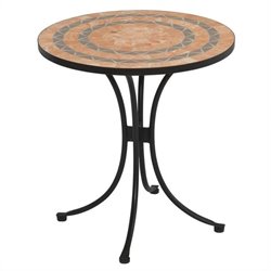Home Styles Terra Cotta Bistro Table in Terra Cotta