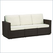 Home Styles Riviera Three Seat Sofa in Stone