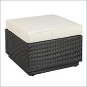 Home Styles Riviera Ottoman with Cushion in Stone