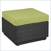 Home Styles Riviera Ottoman in Green Apple