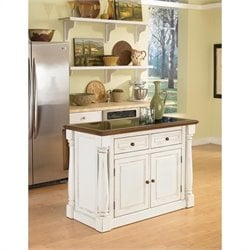 Home Styles Monarch Kitchen Island with Granite Top