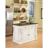 Home Styles Monarch Kitchen Island with Granite Top