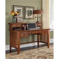 Home Styles Arts & Crafts Executive Desk & Hutch