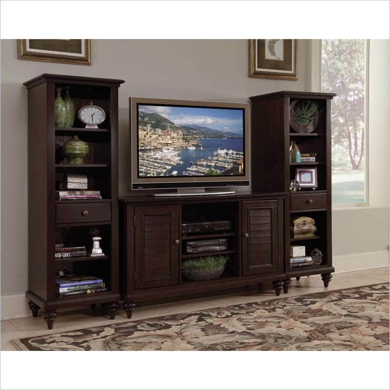 Home Styles Bermuda 3-Piece Entertainment Center - Espresso