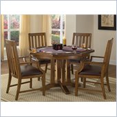 Home Styles Arts & Crafts 5 Piece Game Table Set