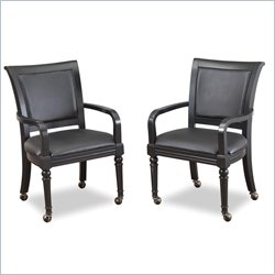 Home Styles St. Croix Game Chair Pair with Casters