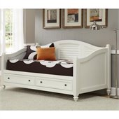 Home Styles Bermuda Wood Daybed in Brushed White Finish