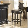 ADD TO YOUR SET: Home Styles St. Croix 30 Inch Swivel Bar Stool in Black Finish