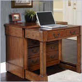 Home Styles Aspen Expanding Desk in Rustic Cherry Finish