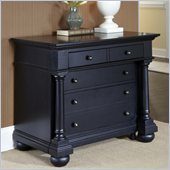 Home Styles St. Croix Expanding Desk in Black Finish