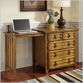Home Styles Arts & Crafts Expand-a-Desk in Cottage Oak Finish