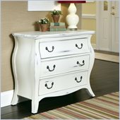 Home Styles The Regency Bombe Chest in White Finish