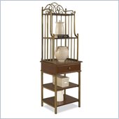 Home Styles St. Ives Media/Audio Pier Cabinet in Cinnamon Cherry 