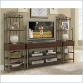 Home Styles St. Ives 3PC Entertainment Center in Cinnamon Cherry 