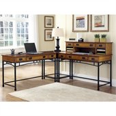 Home Styles Modern Craftsman Corner L Desk 