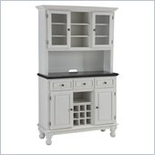 Home Styles Premium Buffet with Granite Top and Hutch