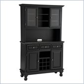 Home Styles Premium Buffet with Granite Top and Hutch
