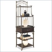 Home Styles Bordeaux Media/Audio Pier Cabinet in Espresso Finish 