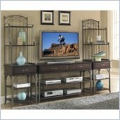 Home Styles Bordeaux 3PC Entertainment Center in Espresso Finish 