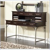 Home Styles Bordeaux Executive Desk and Hutch in Espresso