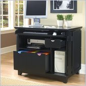 Home Styles Arts and Crafts Compact Desk in Black Finish