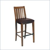 Home Styles Arts and Crafts Bar Stool  Distressed Oak Finish