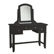 ADD TO YOUR SET: Home Styles Bedford Vanity Table in Black Finish