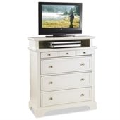 Home Styles Naples TV Media Chest White Finish