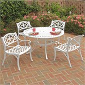 Home Styles Biscayne 5PC 42 Dining Table Set