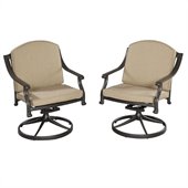 Home Styles Covington Cushioned Swivel Chair