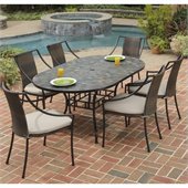 Home Styles Stone Harbor 65 7PCDining Table Set